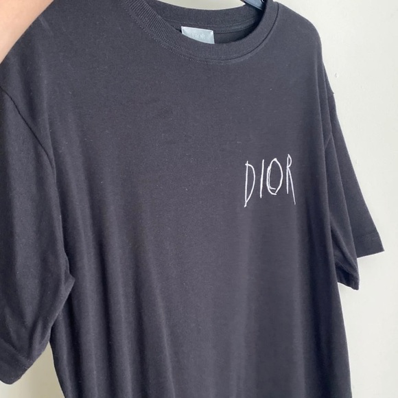 Black Dior logo shirt size small only worn once